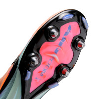 Nike Zoom Mercurial Vapor 16 Elite IJzeren-Nop Voetbalschoenen (SG) Pro Player Roze Blauw Turquoise
