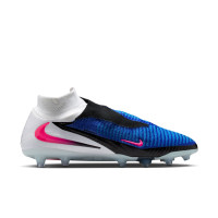 Nike Phantom 6 Elite High Artificial Grass Football Boots (AG) Blue White Hot Pink