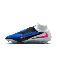 Nike Phantom 6 Elite High Artificial Grass Football Boots (AG) Blue White Hot Pink
