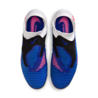 Nike Phantom 6 Elite High Artificial Grass Football Boots (AG) Blue White Hot Pink