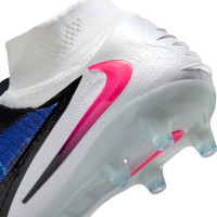 Nike Phantom 6 Elite High Artificial Grass Football Boots (AG) Blue White Hot Pink