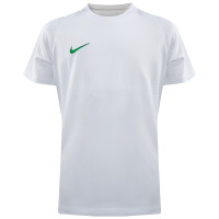 Nike Dri-FIT Park VIII Kids Football Shirt White Dark Green