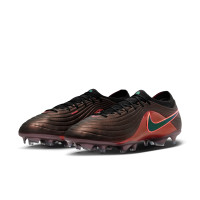 Nike Tiempo Maestro Elite LV8 Gras Voetbalschoenen (FG) Zwart Oranje Paars