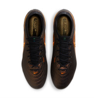 Nike Tiempo Maestro Elite LV8 Gras Voetbalschoenen (FG) Zwart Oranje Paars