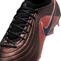Nike Tiempo Maestro Elite LV8 Gras Voetbalschoenen (FG) Zwart Oranje Paars