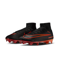 Nike Zoom Mercurial Superfly 10 Elite LV8 Gras Voetbalschoenen (FG) Zwart Oranje Multicolor