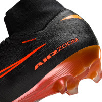 Nike Zoom Mercurial Superfly 10 LV8 Elite Gras Football Boots (FG) Black Orange Multicolor