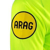 Nike KNVB Scheidsrechtersshirt 2026-2028 Lange Mouwen Neongeel Zwart