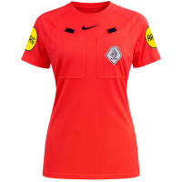 Nike KNVB Scheidsrechterstenue 2026-2028 Dames Felrood Zwart