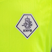 Nike KNVB Scheidsrechterstenue 2026-2028 Lange Mouwen Dames Neon Geel Zwart