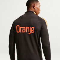 Nike Nederlands Elftal Strike Elite Trainingspak 1/4-Zip 2026-2028 Zwart Feloranje