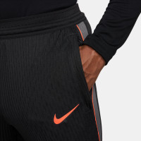 Nike Nederlands Elftal Strike Elite Trainingspak 1/4-Zip 2026-2028 Zwart Feloranje