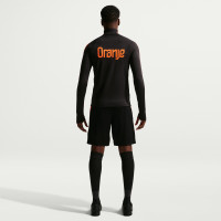 Nike Nederlands Elftal Strike Trainingsbroekje 2026-2028 Zwart Feloranje