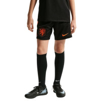 Nike Nederlands Elftal Strike Trainingsset 2026-2028 Kids Zwart Feloranje