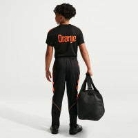 Nike Nederlands Elftal Strike Trainingsbroek 2026-2028 Kids Zwart Feloranje