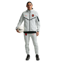 Nike Netherlands Tech Fleece Vest 2026-2028 Light Grey Black Orange