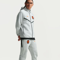 Nike Netherlands Tech Fleece Tracksuit 2026-2028 Light Grey Black Orange
