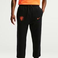 Nike Netherlands Club Sportswear Sweat Pants 2026-2028 Black Bright Orange