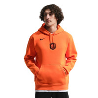 Nike Netherlands Club Sportswear Hooded Tracksuit 2026-2028 Bright Orange Black