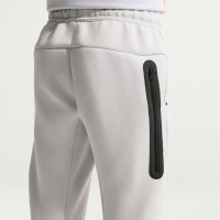 Nike Netherlands Tech Fleece Tracksuit 2026-2028 Kids Light Grey Black Orange