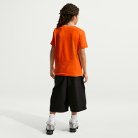 Nike Netherlands Crest T-Shirt 2026-2028 Kids Bright Orange Black