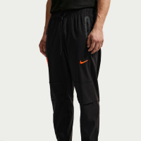Nike Netherlands Tech Woven Training pants 2026-2028 Black Bright Orange