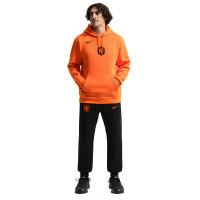 Nike Netherlands Club Sportswear Hooded Tracksuit 2026-2028 Bright Orange Black