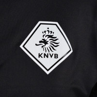 Nike KNVB Scheidsrechters Trainingstrui 1/4-Zip 2026-2028 Zwart Wit