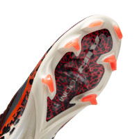 Nike Zoom Mercurial Elite Superfly 10 Gras Voetbalschoenen (FG) Bordeauxrood Zilver Oranje