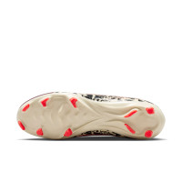 Nike Zoom Mercurial Academy Superfly 10 Gras / Kunstgras Voetbalschoenen (MG) Bordeauxrood Zilver Oranje