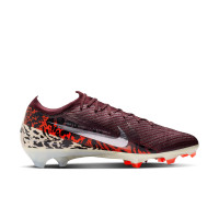 Nike Zoom Mercurial Elite Vapor 16 Gras Voetbalschoenen (FG) Bordeauxrood Zilver Oranje