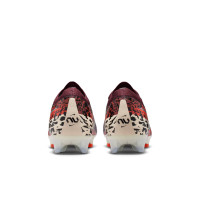 Nike Zoom Mercurial Elite Vapor 16 Gras Voetbalschoenen (FG) Bordeauxrood Zilver Oranje