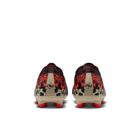 Nike Zoom Mercurial Academy Vapor 16 Gras / Kunstgras Voetbalschoenen (MG) Bordeauxrood Zilver Oranje