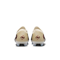 Nike Phantom 6 Elite Low Gras Football Boots (FG) Off White Burgundy Red
