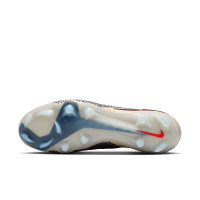 Nike Phantom 6 Elite Low Gras Football Boots (FG) Off White Burgundy Red