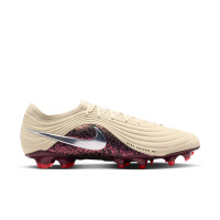 Nike Tiempo Elite Maestro Gras Voetbalschoenen (FG) Gebroken Wit Bordeauxrood Zilver