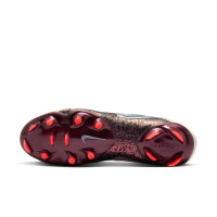Nike Tiempo Elite Maestro Gras Voetbalschoenen (FG) Gebroken Wit Bordeauxrood Zilver