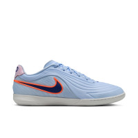 Nike Tiempo Reactgato (IN) Indoor Football Boots Light Blue Dark Blue Bright Orange