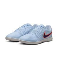 Nike Tiempo Reactgato (IN) Indoor Football Boots Light Blue Dark Blue Bright Orange