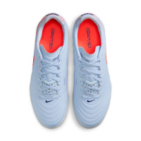 Nike Tiempo Reactgato (IN) Indoor Football Boots Light Blue Dark Blue Bright Orange