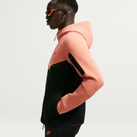 Nike Sportswear Tech Fleece Trainingspak Lichtoranje Zwart Felrood