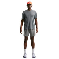 Nike UV Miler Trainingsshirt Donkergrijs Zilver