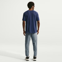 Nike UV Miler Trainingsshirt Donkerblauw Zilver
