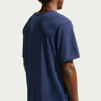 Nike UV Miler Trainingsshirt Donkerblauw Zilver
