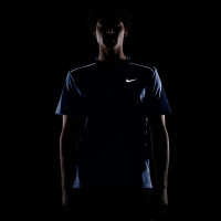 Nike UV Miler Training Shirt Blue Silver