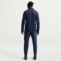 Nike UV Miler Trainingstrui 1/4-Zip Donkerblauw Zilver