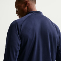 Nike UV Miler Trainingspak 1/4-Zip Donkerblauw Zilver