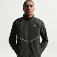 Nike Miler Repel UV Stride Tracksuit Black Silver