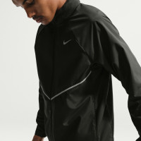 Nike Miler Repel Stride UV Training Jacket Black Silver
