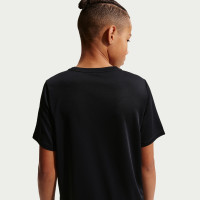 Nike Trainingsset Miler Kids Zwart Zilver